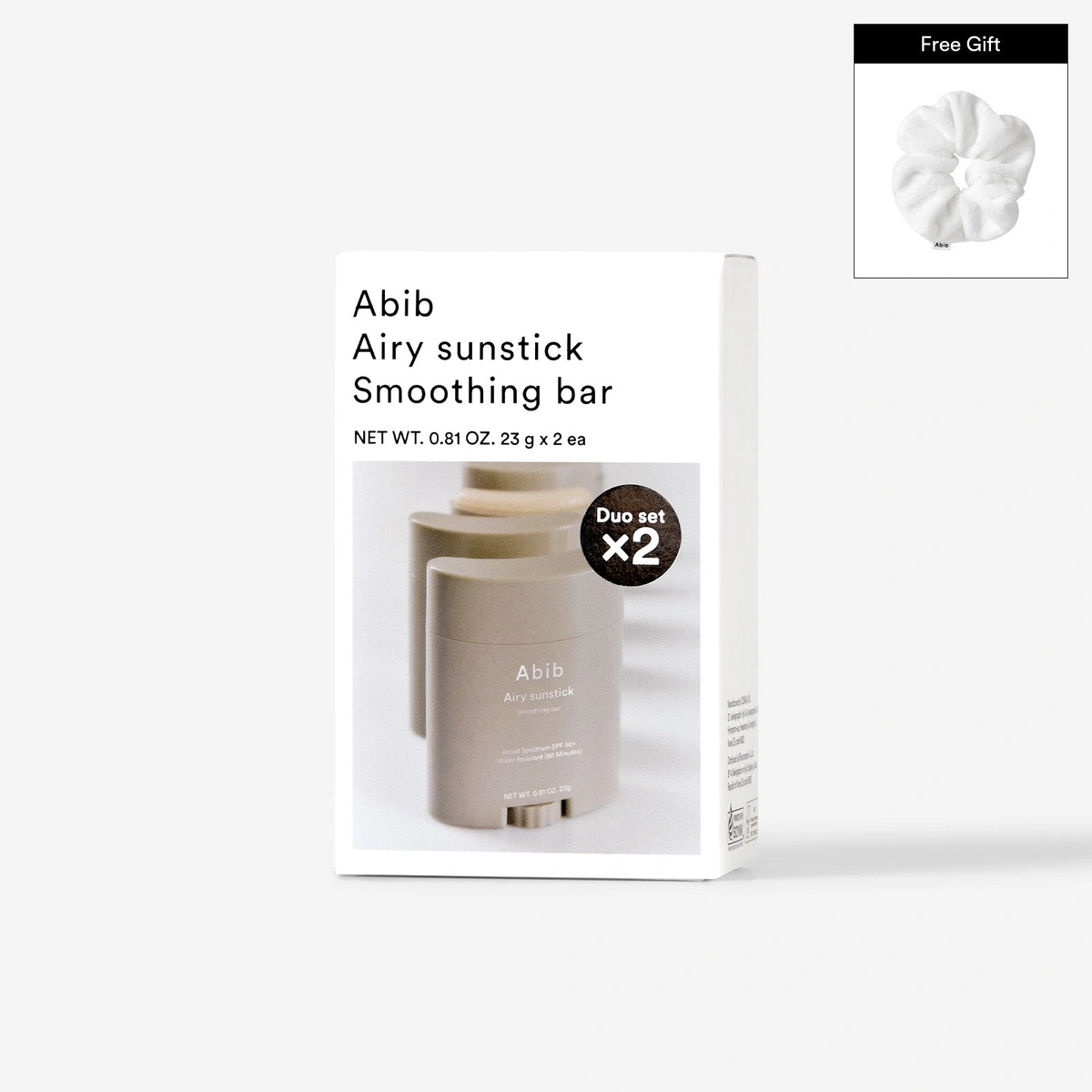 Airy Sunstick Smoothing Bar Duo Set by Abib