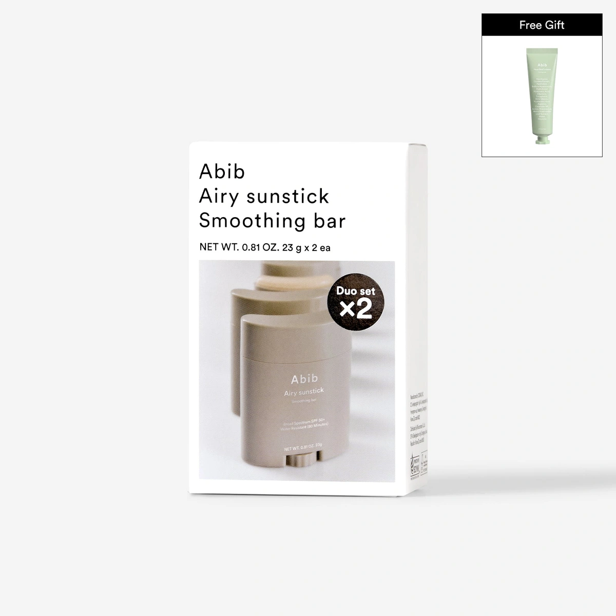 Airy Sunstick Smoothing Bar Duo Set by Abib