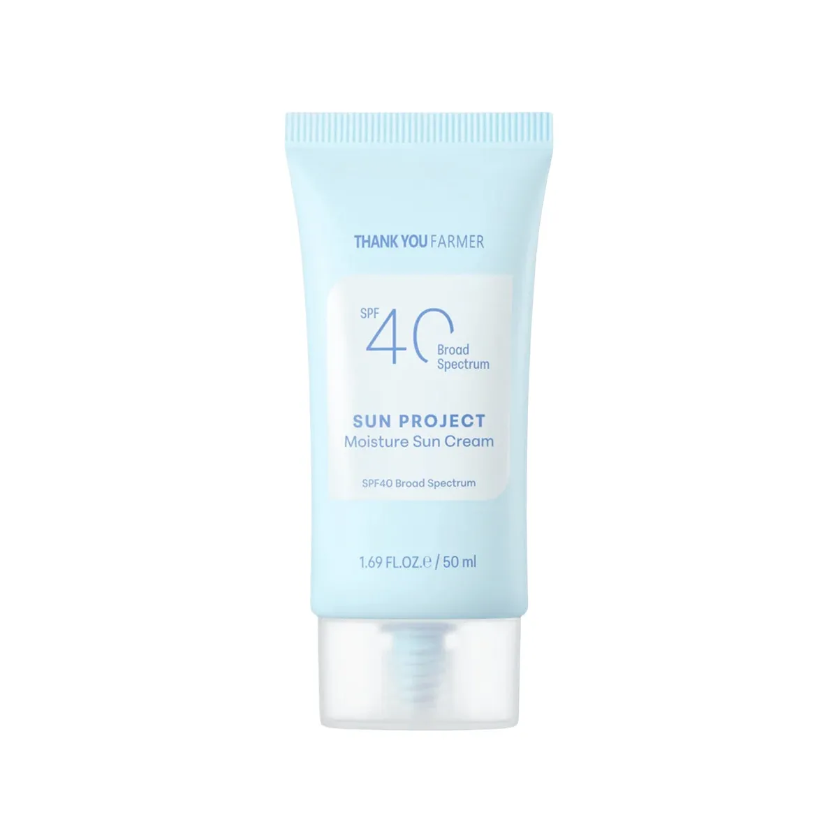Sun Project Moisture Sun Cream Spf 40 Broad Spectrum by THANK YOU FARMER