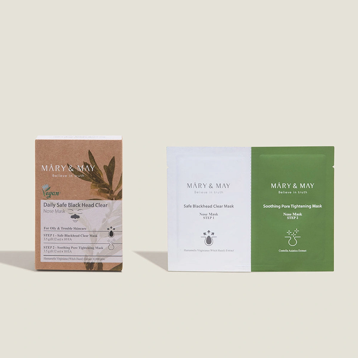 Mary May Daily Safe Black Head Clear Nose Mask by Mary & May