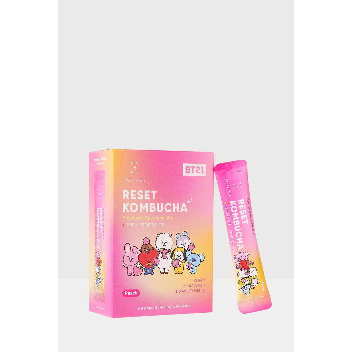 Reset Kombucha Bt21 Edition Peach by Everydaze