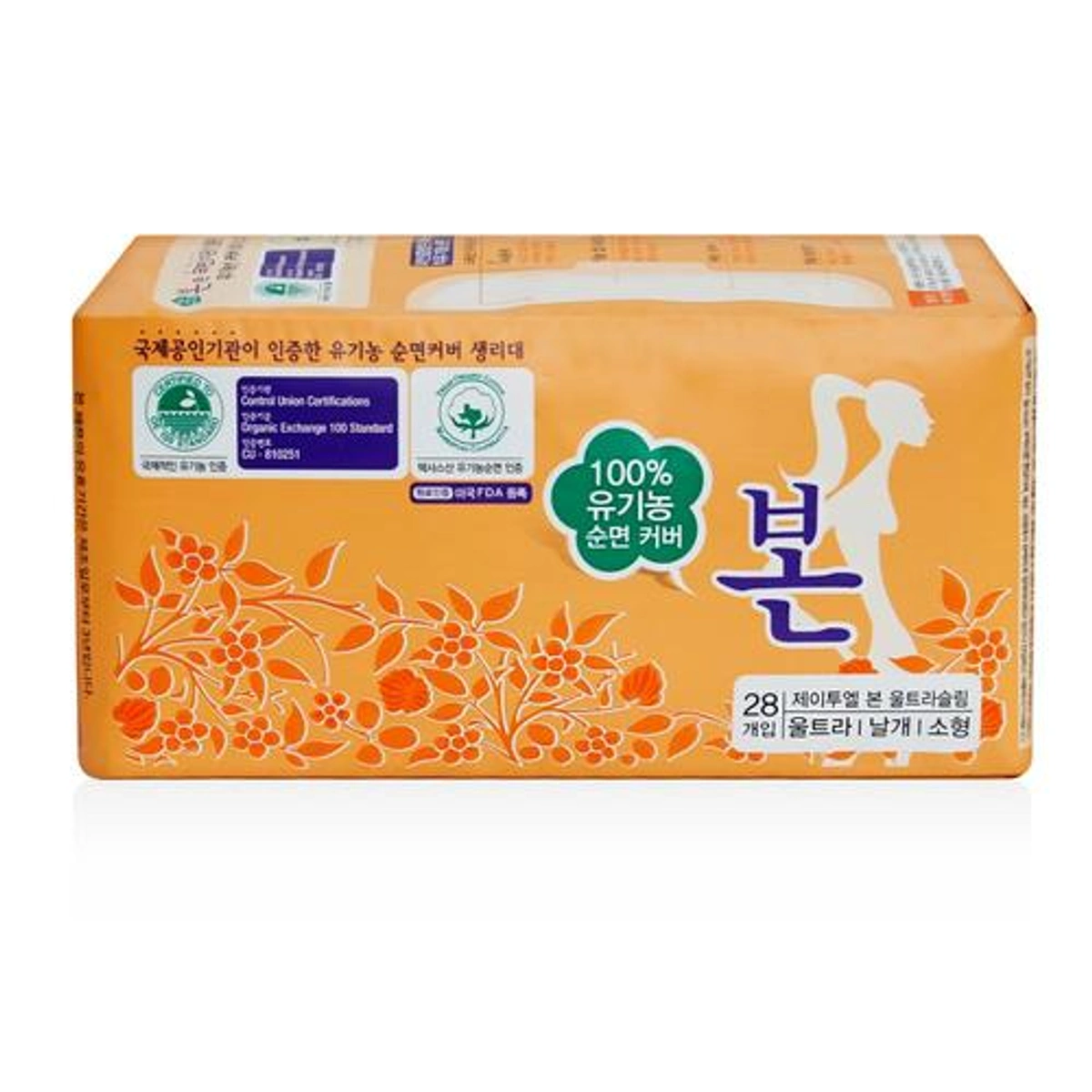 Oc Bon Ultra Slim Small Sanitary Pads With Wings 28 Ct by OC BON