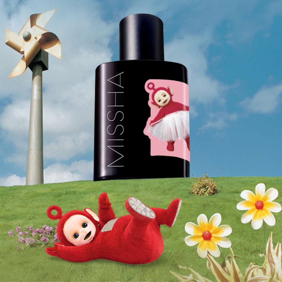 Teletubbies X Missha Red Bean Retinol Pore Reset Serum Ampoule by Missha